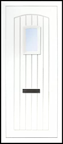 Image of uPVC White Full Door Panel 790mm x 1930mm, Nenagh Glazed (20mm)
