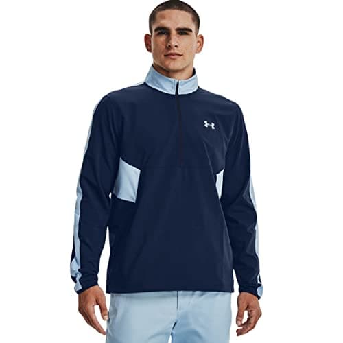 Image of Under Armour Mens 2022 Storm Windstrike Sweater - Academy/Peninsula Blue - M