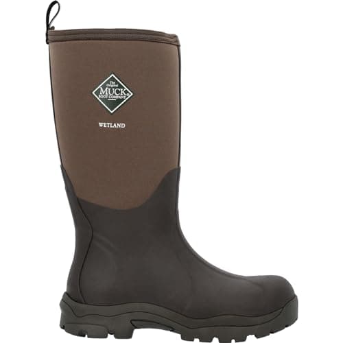 Image of Muck Boots Women's Wetlands Pull On Waterproof Wellington Boot, Brown, 8