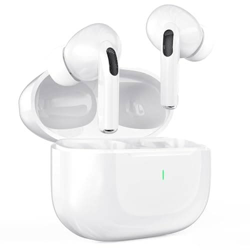 Image of Wireless Earbuds, Bluetooth 5.3 Headphones in Ear Earphones with 4 ENC Noise Cancelling Mic HiFi Bluetooth Earbuds Stereo Deep Bass Wireless Earphones, 40Hs Playtime Waterproof Ear Buds, USB-C
