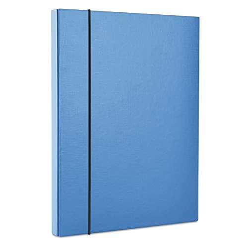 Image of Elasticated File Box Office Products PP A4/40 Blue/Document Archiving/Type-Expandable/Kind-with Eraser/Material-Cardboard/PP/Coating-Single-Sided/Colour-Blue/Format-A4