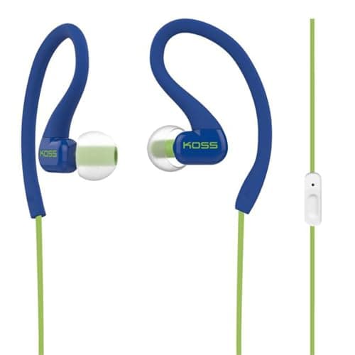Image of Koss FitClips KSC32iB Stereo In-Ear Headset with Microphone for iPhone/iPad/iPod/MP3 Players/Samsung/Smartphones - Blue