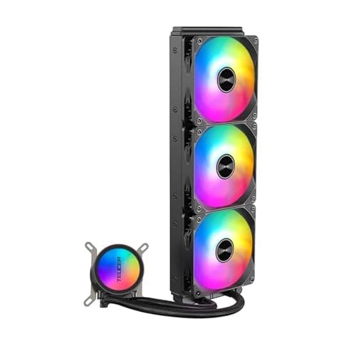 Image of AF-S360 RGB Water Cooler 360mm All-in-one CPU Liquid Cooling Water Cooled Radiator For X99 2011 1700 1200 115X AM5(AF-360 BK)