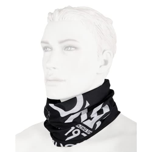 Image of O'NEAL | NECKWARMER | Scarf Neck warmer Mask | Measuring 26cm wide and 47cm high, Wind-Protection, stretchable fabric | One Size (black/white)