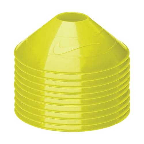 Image of Nike Training Cones 10 Pack – Training Cone Set for Football Training, Agility & Sports Exercises, Volt, One Size