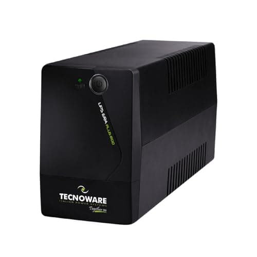 Image of Tecnoware Power Systems UPS 800VA UK for PC/Modem, NOT for Gaming/Console, ERA PLUS UPS, Protection against Blackouts and Voltage Fluctuations for PC, Modem, Video Surveillance, Cash Register