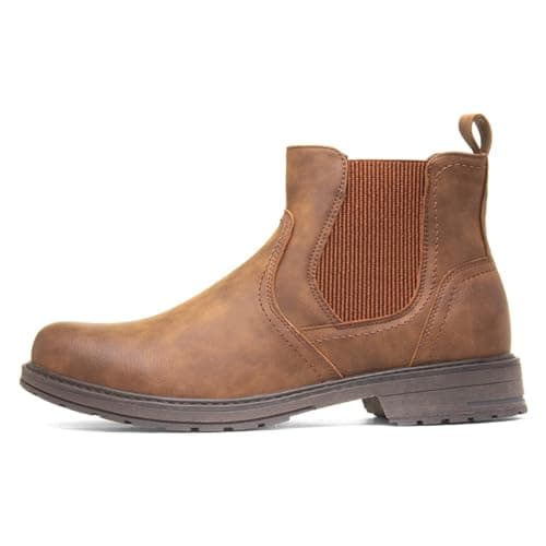 Image of STONE CREEK Atlas Mens Tan Ankle Chelsea Boot - Size 10 UK - Brown