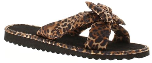 Image of Platino Kiley Womens Wedge Sandals Leopard 6 UK