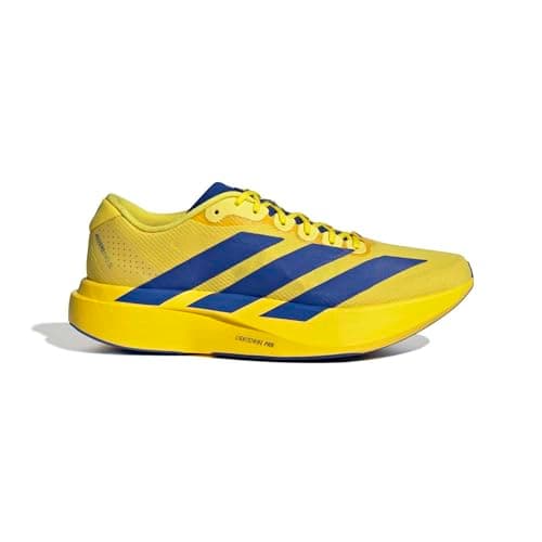 Image of adidas Mens Adizero Evo Sl Woven M, Yellow/Team Royal Blue/Iron Metallic, 8
