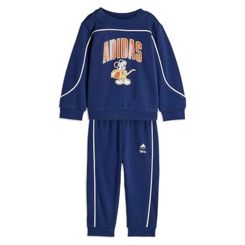 Image of adidas Unisex Baby DISNEY MICKEY MOUSE JOGGER, dark blue/off white, 18-24 Months