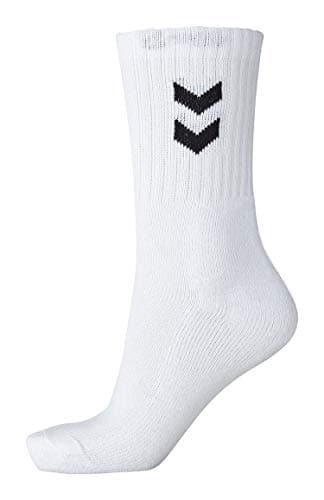 Image of hummel Men 3-Pack Basic Socks - White, Size 12