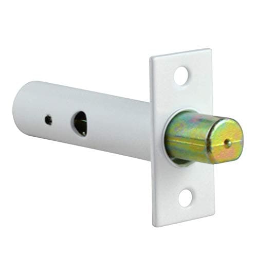Image of Yale P-M444-WE Door Security Bolt, White Finish, Standard Security, Visi Packed, suitable for hinged and wooden doors
