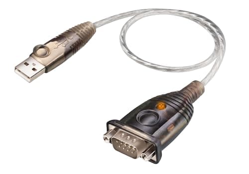 Image of USB to RS-232 Adapter (35cm) UC232A ATEN, Up to 921.6 Kbps, Works with cellular phones, PDAs, digital cameras, modems or ISDN terminal adapter, compatible with Windows, Mac, Linux, UK, #1 KVM Market L