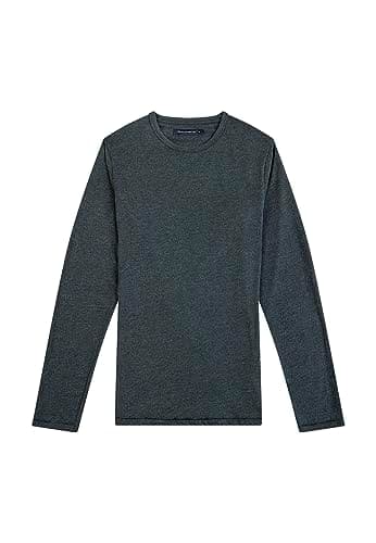 Image of French Connection Long Sleeve Crewneck T-Shirt Small (Grey)