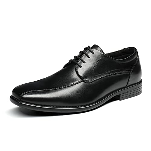 Image of Bruno Marc Men's Lace Up Oxford Dress Shoes Brogues Derbys Formal Shoes for Men and School Shoes in Business, Party and Work,DP03,Black,9 UK /10 US