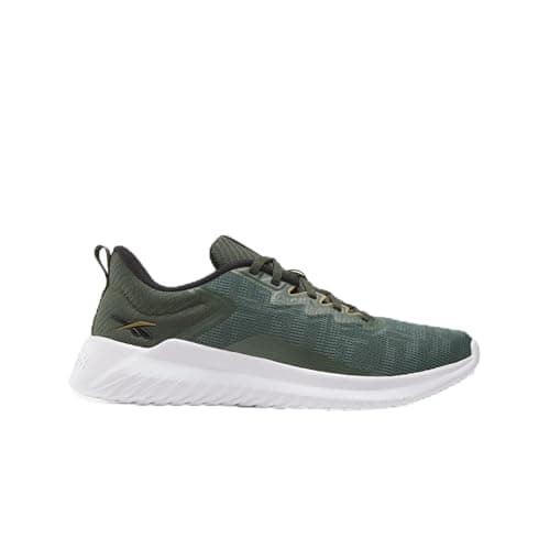 Image of Reebok Men's FLUXLITE II Sneaker, GRIT Green/Black/FTWR White, 8 UK