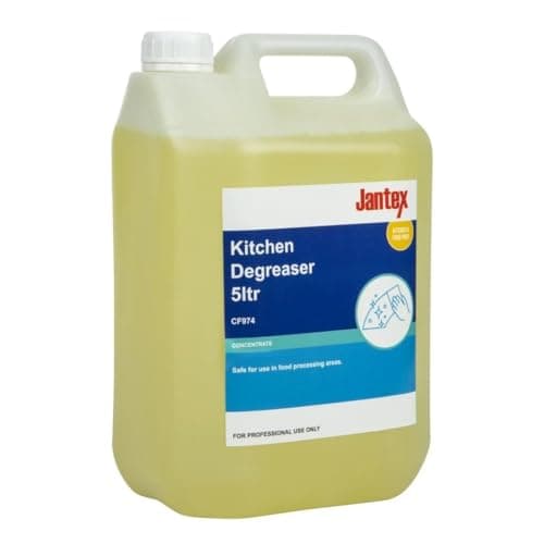 Image of Jantex General Kitchen Degreaser Concentrate 5Ltr - Strong Grease Removal for Commercial Kitchens CF974