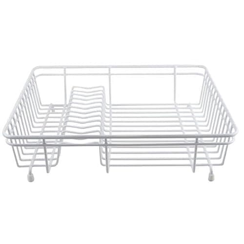 Image of Apollo Large White Wire Dish Drainer