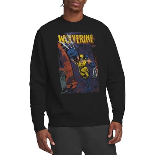Image of Marvel Wolverine Backstreet Strike Unisex Sweatshirt, Black, X-Large
