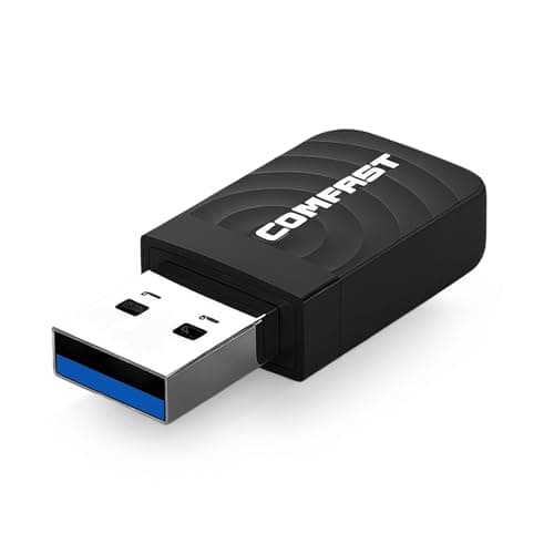 Image of Flintronic Wifi Dongle, 1300Mbps USB Wifi Adapter for PC, 802.11AC High Gain Wireless Dual Band 2.4Ghz/5GHz Wi-Fi Internet Adapter for PC/Laptop, Supports Windows 11/10/8.1/8/7, Mac OS X 10.11-10.15
