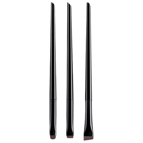 Image of 3pcs Small Makeup Brush Set for Eye and Face Eyeshadow Blending Brushes Travel Friendly Makeup Brush Set