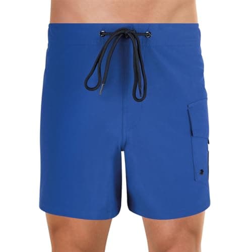 Image of Athena Traveler Men's Swimsuit, Denim Blue, S