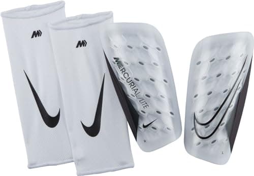 Image of NIKE DN3611-100 NK MERC LITE - FA22 Shin guards Unisex Adult WHITE/WHITE/BLACK Size XL