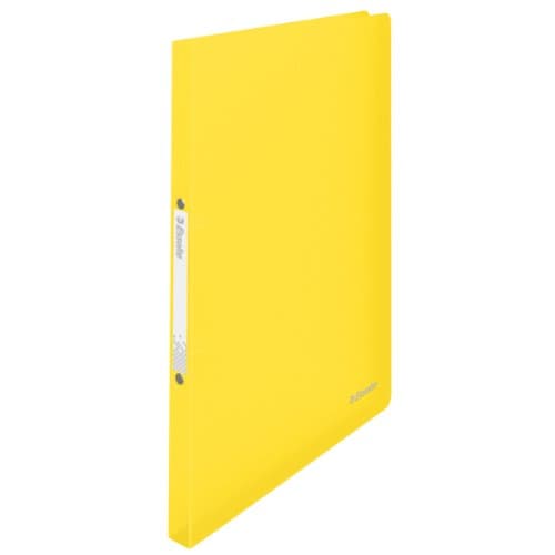 Image of Esselte 2 Ring Binder, Holds up to 100 A4 Sheets, Vivida Range, 16 mm Spine, 624036 - A4, Yellow