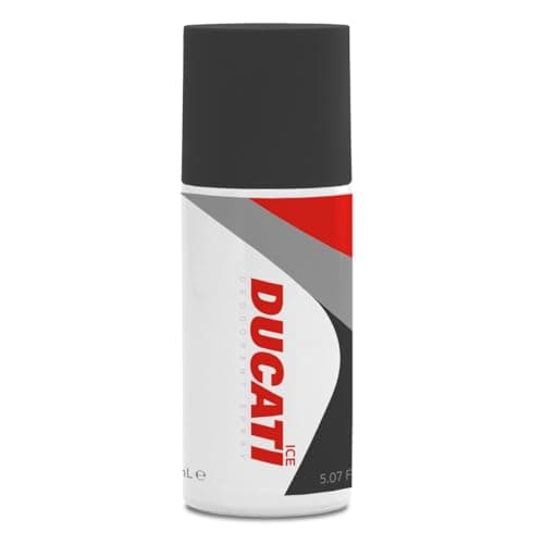 Image of Ducati ICE Deo Spray - Intense & Refreshing | Aromatic Woody Scent | Lemon & Eucalyptus Notes | Long-Lasting Protection | Italian High-End Deodorant for Men | 150ml