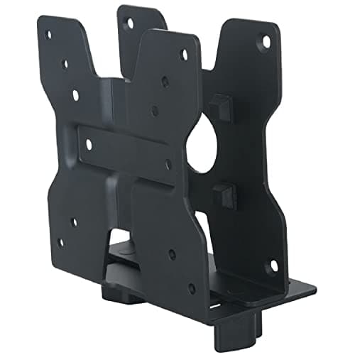 Image of Allcam Mini CPU Holder / Thin Client Mount w/ Pole clamp, Vesa Mount & Underdesk Fixings (Universal Mount for NUC Units up to 5Kgs and VESA 75, Vesa 100)