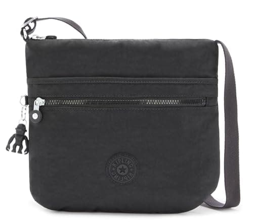 Image of Kipling ARTO Medium crossbody, Black Noir (Black)