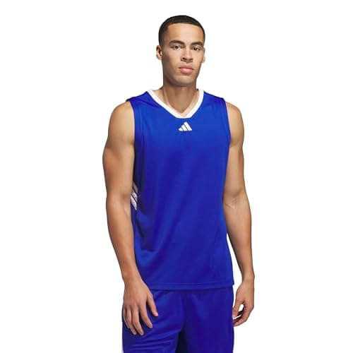 Image of adidas Men's Basketball Legends Tank, Team Royal Blue/White, L