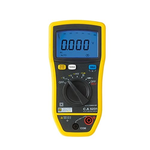 Image of Digital Multimeter Chauvin Arnoux C.A 5231 1000 Vac / 600 A ac CAT III 1000 V CAT IV 600 V