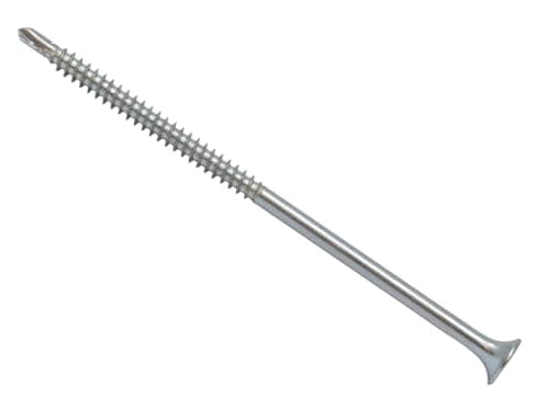 Image of Forgefix Drywall Screw Phillips Bugle Head FT ZP 4.8 x 125mm Box 200, The Bugle Head allows the screw to sink effortlessly into the dry lining without the need for countersinking