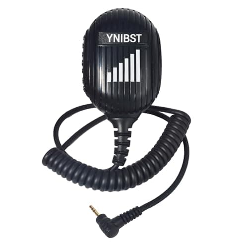 Image of YNIBST Radio Handheld Speaker Microphone, Walkie Talkie Shoulder Mic Compatible with Motorola Talkabout TLKR T62, T82, T82 Extreme, T92 H2O Two Way Radio (Black)