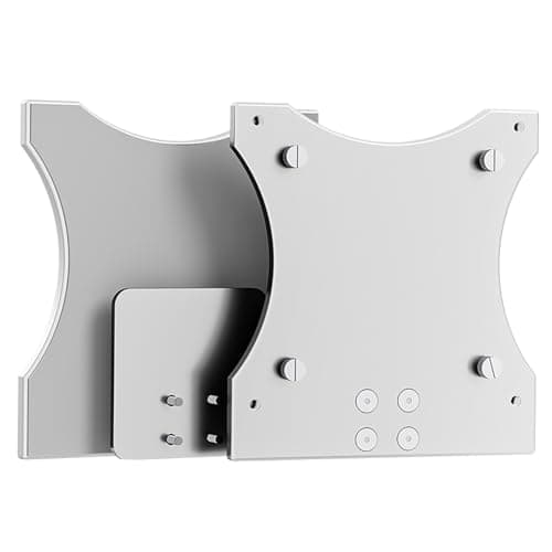 Image of VESA Mount Adapter for Apple Studio Display 27-inch, Aluminum Alloy Bracket with Silicone Cover, 75x100mm Mounting Plate, No Need to Remove Stand, Tool-Free Installation