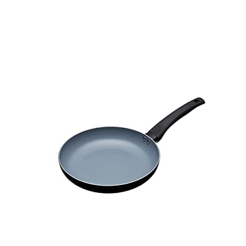 Image of MasterClass Eco Induction Frying Pan with Healthier Ceramic Chemical Non Stick, Aluminium / Iron, Black / Blue, 24 cm