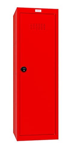 Image of Phoenix Safe Company - CL Series - Cube Lockers - Red Size 4 Cube Locker With Combination Lock - 1265 x 400 x 400mm - CL1244RRC