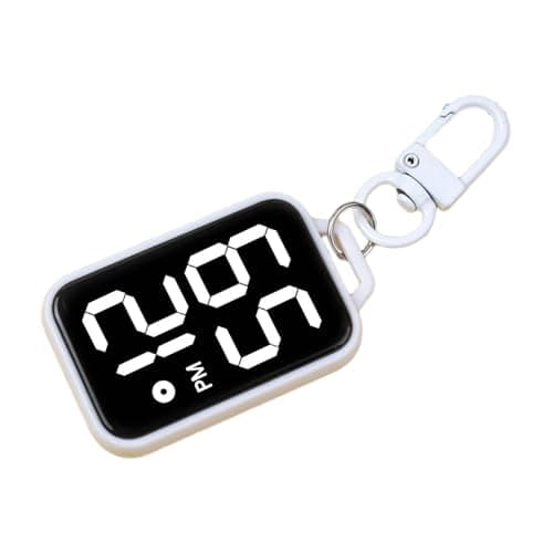 Image of Pffiocix Small Digital Watch Keychain for Students and Children with Accurate Time Display Electronic Clock Accessories Electronic Pendant Watch