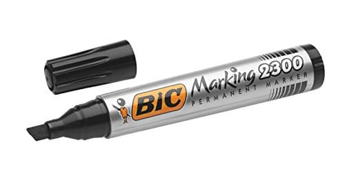 Image of Bic Marking 2300 Permanent Marker Pens Pack of 3 PTE mm Wide Black