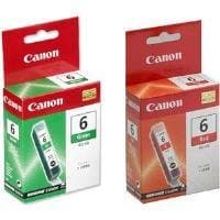 Image of Canon BCI6 Ink Cartridge Multipack - Red/Green