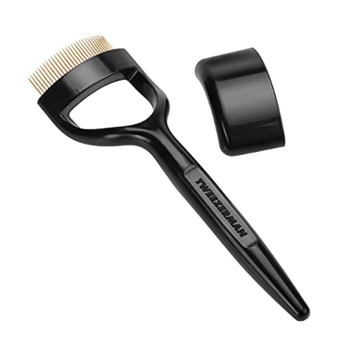 Image of Tweezerman Studio Collection Curl 60° Lash Comb for Round Eyes, Black