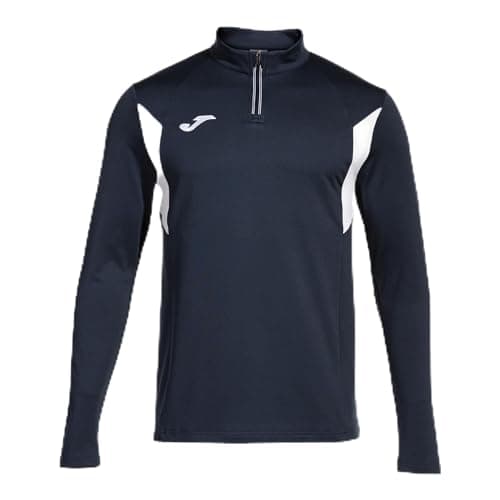 Image of Joma - Men's Sweatshirt - Winner III - Half Zip, Navy, White, XL
