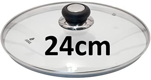 Image of Judge Vista Spare Saucepan Lid, Replacement Glass Lid for most 24cm Pans, Oven Safe, Dishwasher Safe