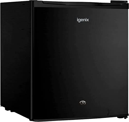 Image of Igenix IG3711BL Table Top Fridge with 41 Litre Capacity, 4 Litre Ice Compartment, 1 Shelf, Reversible and Lockable Door, Black