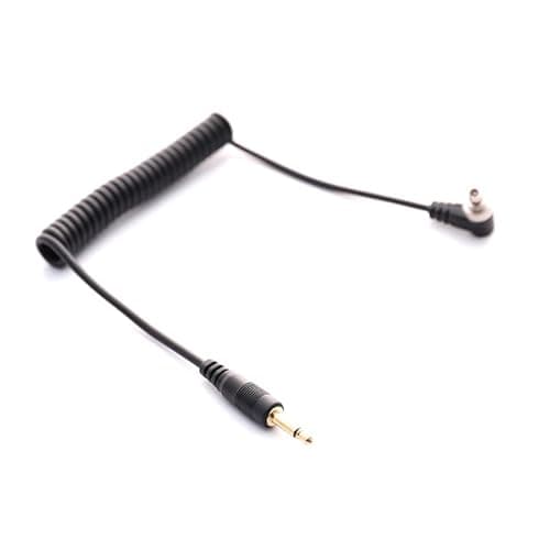 Image of Fomito Flash Sync Cable 3m - 3.5mm Plug to Male PC Studio Strobe Cord Camera Lighting