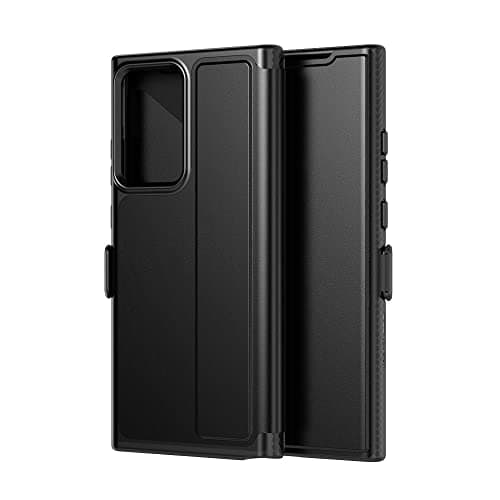 Image of tech21 Evo Wallet for Samsung Galaxy Note20 5G Phone Case - Hygienically Clean Germ Fighting Antimicrobial Properties with 12ft Drop Protection, Black
