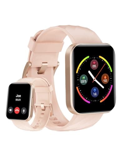Image of HUAKUA Smart Watch for Men and Women with Call Function,100+ Sport Modes Fitness Tracker with Heart Rate Monitor,SpO2 Measurement,Sleep Monitor,Message Notification Compatible with Android and iOS