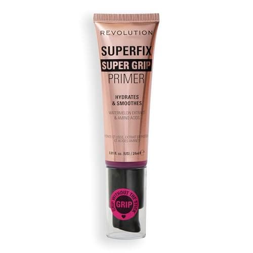 Image of Revolution, Superfix Grip Primer, Hydrating & Smoothing Face Primer for Makeup, Gel-Formula to Grip Look, Vegan & Cruelty-Free, 24ml