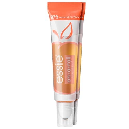 Image of essie Nail Oil on a Roll Apricot Nail & Cuticle Oil with Fragrance, Care and Strengthening of Cuticles Double Pack, 2 x 13.5 ml